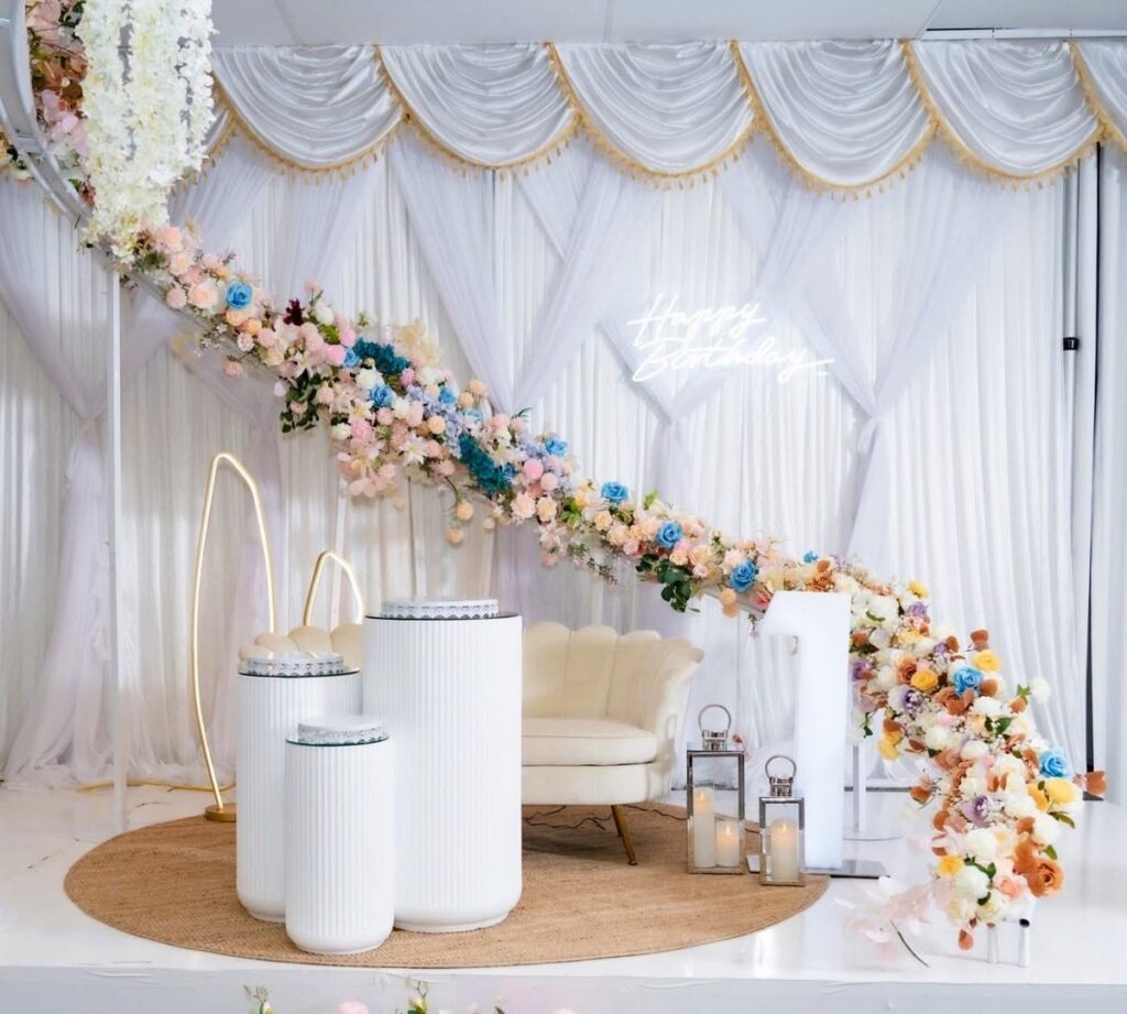 Unique stage decoration by Saraya D Decor in Adelaide
